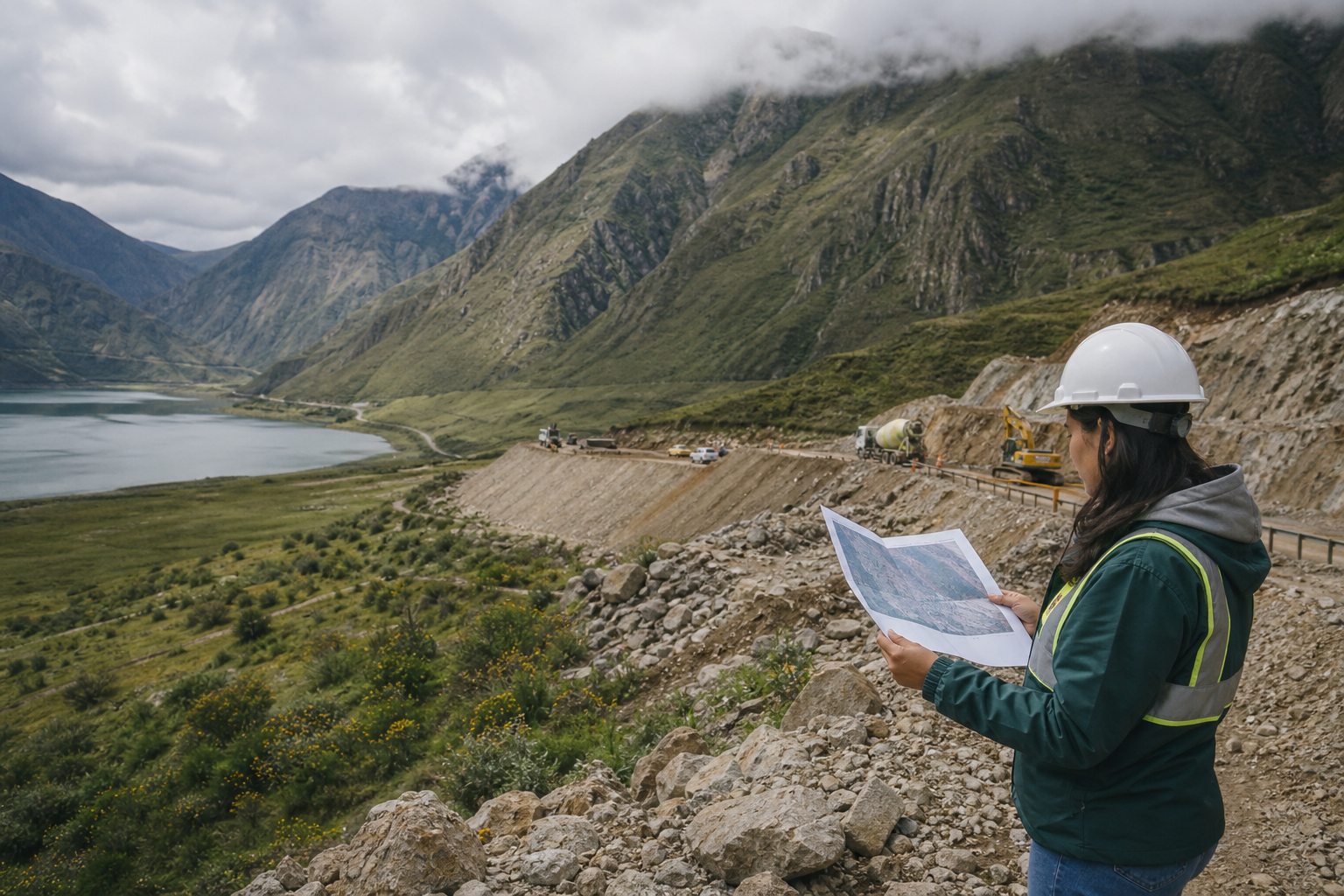 Proyecto de infraestructura con cumplimiento ambiental